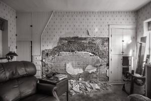 Kitchen. Stair to 2nd-story quarter was located to let. 1792